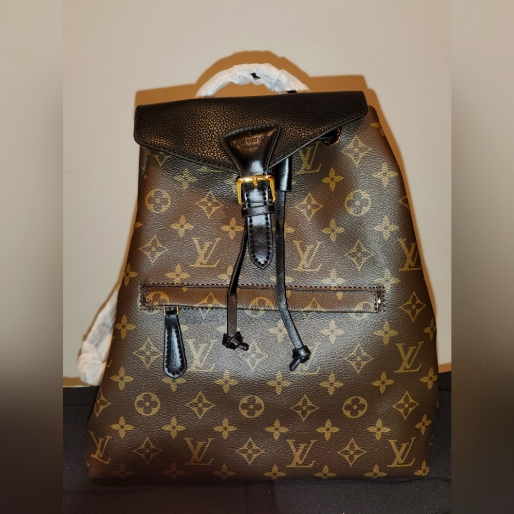 Logo backpack bag purse monogram